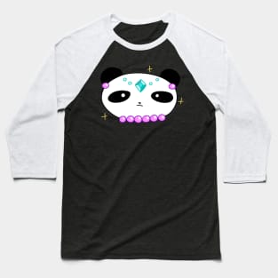 Jewelry Panda Face Baseball T-Shirt